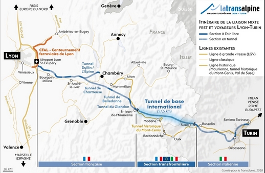 Lire la suite à propos de l’article Note de synthèse : nouvelle ligne ferroviaire Lyon-Turin