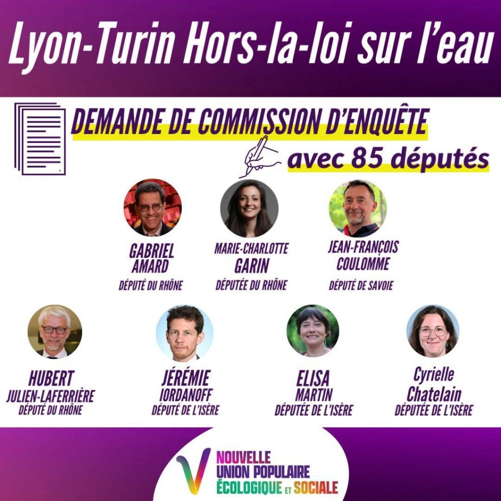 Lire la suite à propos de l’article Projet Lyon-Turin : hors la loi sur l’eau (màj du 16 septembre)