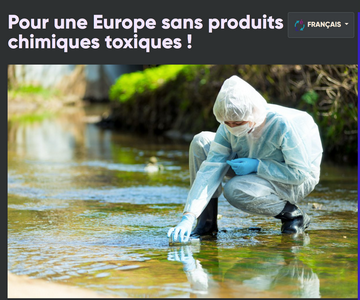 Lire la suite à propos de l’article Pour une Europe sans produits chimiques toxiques !