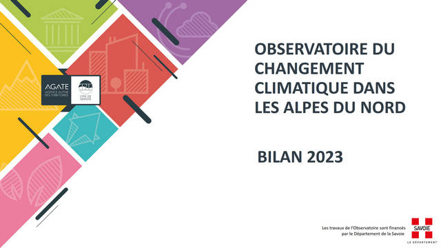 Lire la suite à propos de l’article OBSERVATOIRE DU CHANGEMENT CLIMATIQUE DANS LES ALPES DU NORD : BILAN 2023