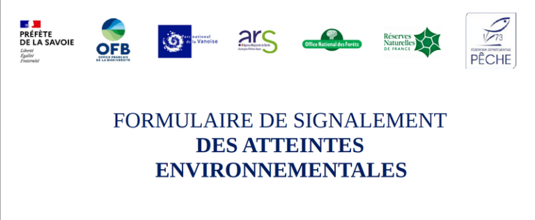 Lire la suite à propos de l’article FORMULAIRE DE SIGNALEMENT DES ATTEINTES ENVIRONNEMENTALES