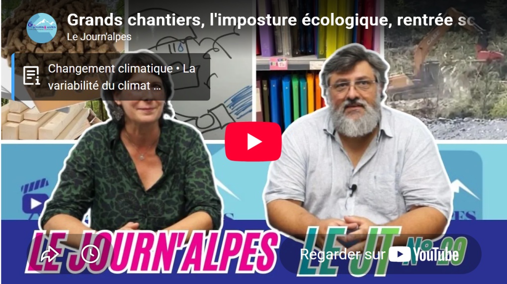 Lire la suite à propos de l’article Lyon-Turin un chantier qui se vante de prendre soin de l&rsquo;environnement (extrait du Journ&rsquo;alpes n°29)