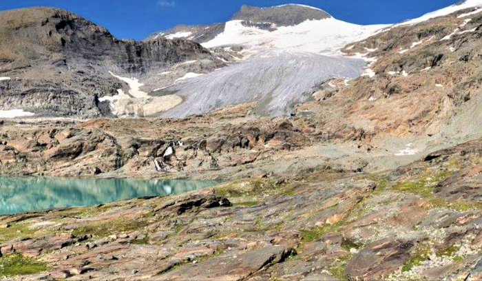 Lac-2666m-et-glacier-de-l'Arpont-aout-2018