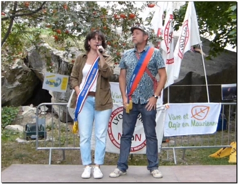 Claudie Léger Ternoy & Olivier Royer - conseillers régionnaux AURA - les Ecologistes