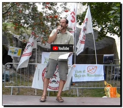 Thierry Bonnamour - Co porte-parole régional de la Confédération Paysanne, maraîcher à Dullin