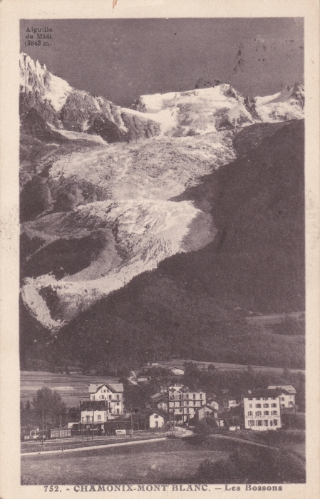 Vallée de Chamonix - début XX° siècle